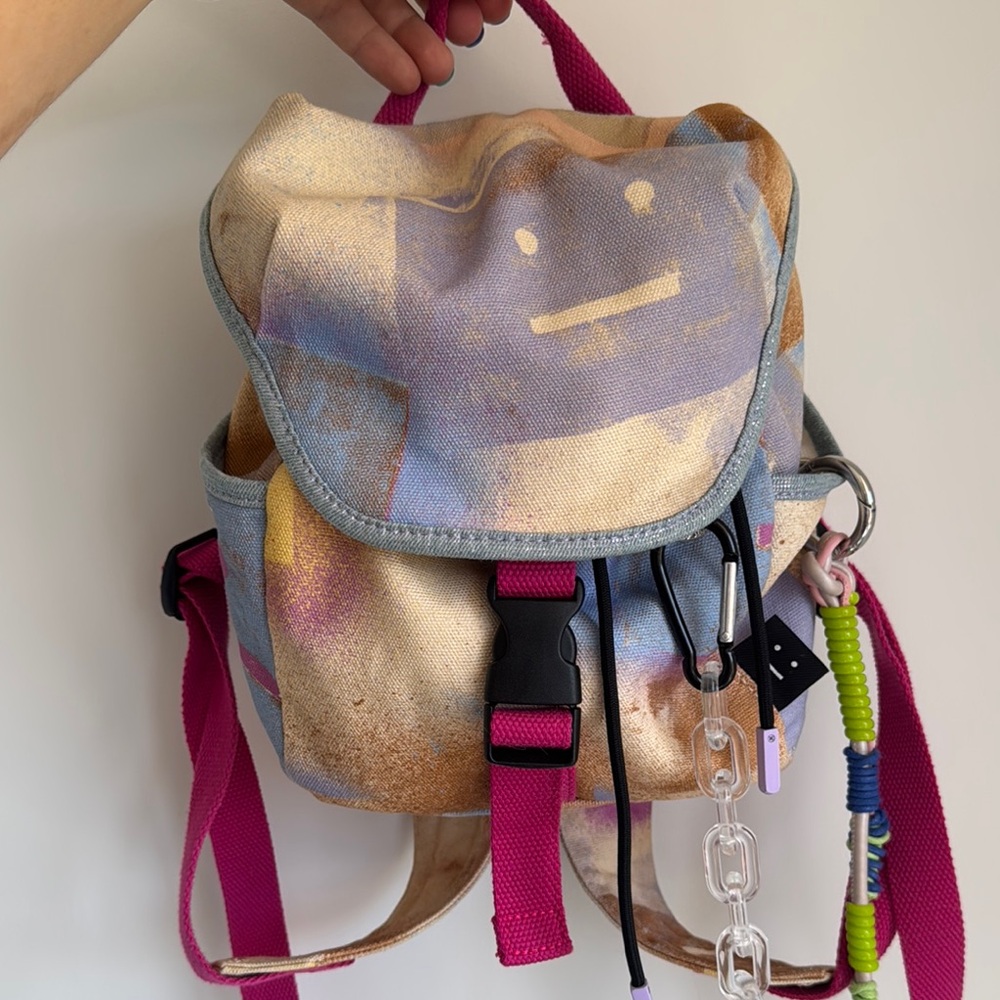 Acne Studios Stylish Multicolor Backpack